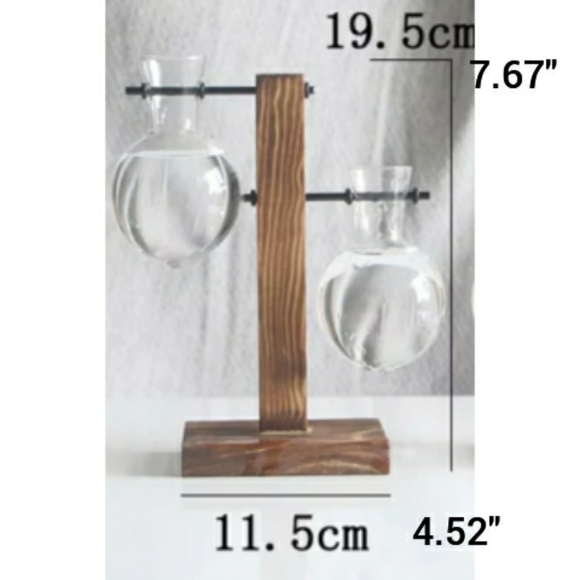 5⭐ 🖤 (STYLE B) Vase & Stand Set - Picture 3 of 5